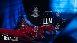 LLM Large Language Model and AI technology concept
